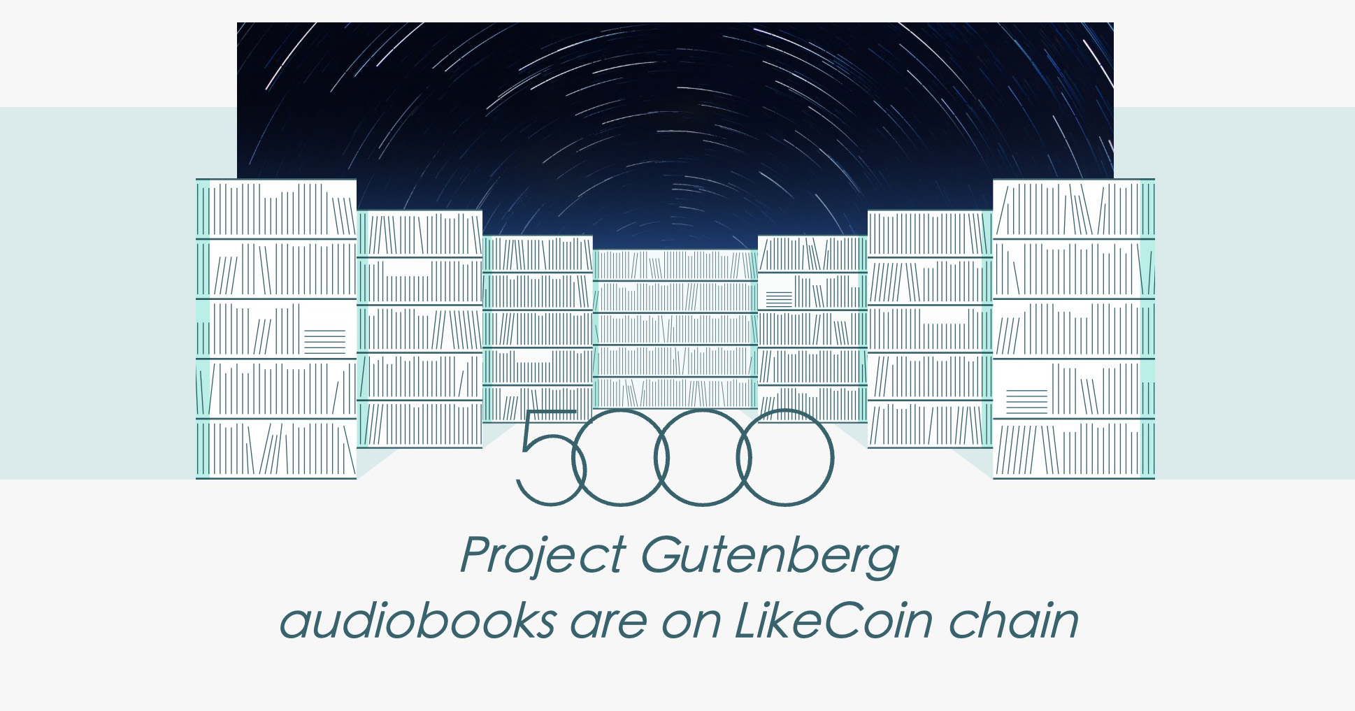 Project Gutenberg Audiobooks are on LikeCoin Chain